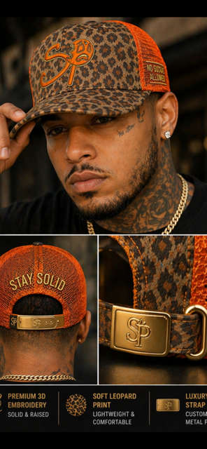 Loud, confident, and built to stand out, the orange leopard snapback is made for those who don’t play it safe. Featuring premium 3D embroidery, lightweight comfort, and an adjustable fit, this piece brings energy and attitude to any look.